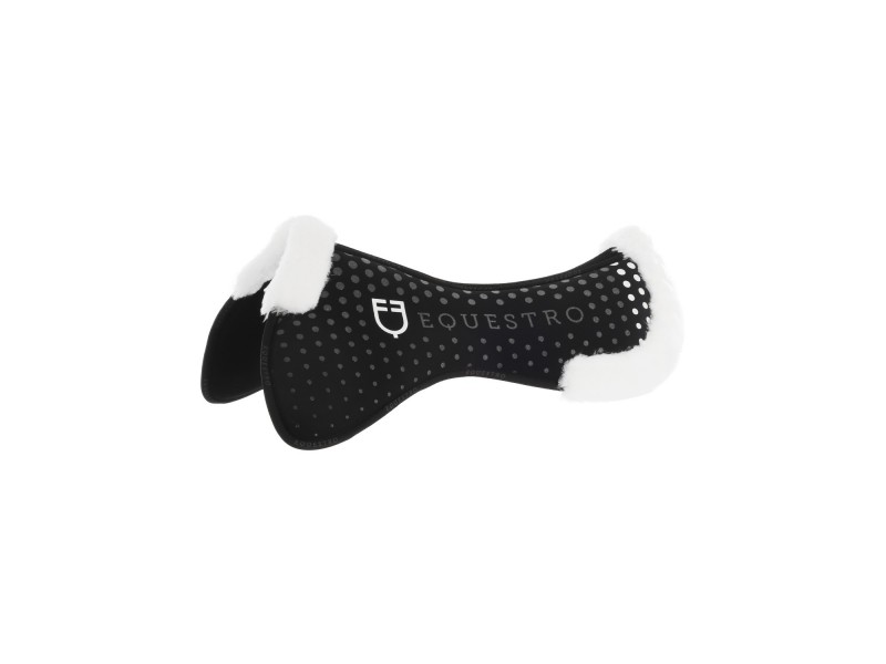 COMPENSATORE EQUESTRO ECOWOOL MEMORY FOAM CON GRIP, TESSUTO TRAFORATO SUL GARRESE LOGO BIANCO COMPENSATORE EQUESTRO ECOWOOL MEMORY FOAM CON GRIP, TESSUTO TRAFORATO SUL GARRESE LOGO BIANCO