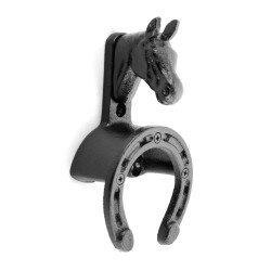 APPENDIBRIGLIE FERRO E TESTA CAVALLO IN GHISA