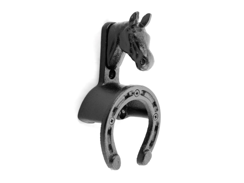 APPENDIBRIGLIE FERRO E TESTA CAVALLO IN GHISA