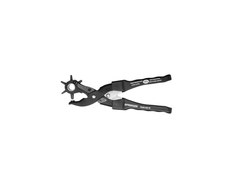 POWERFUL REVOLVING LEATHER PUNCH - 70% LESS POWER NEEDED