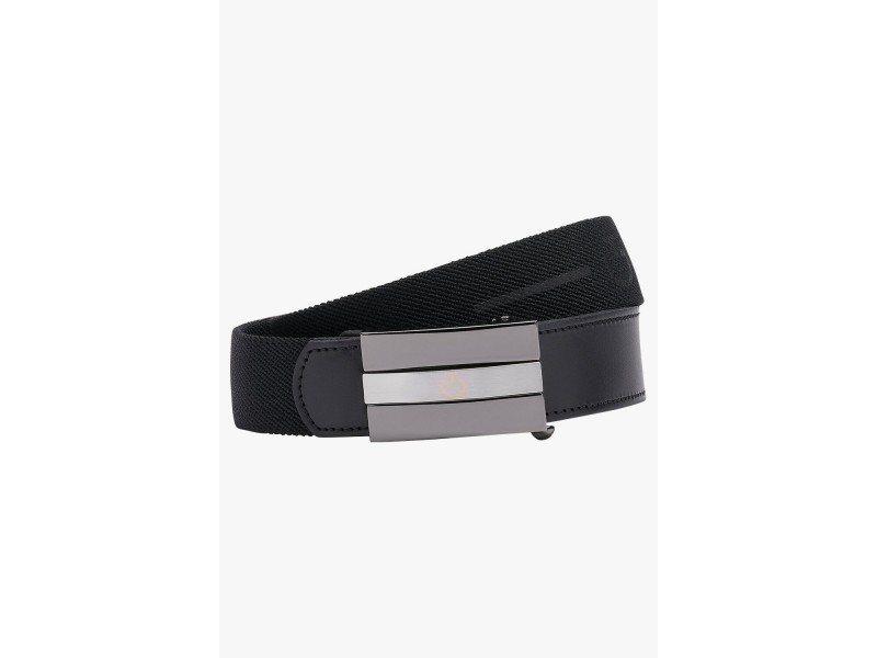 Cintura da donna a fascia elastica con logo gommato CT