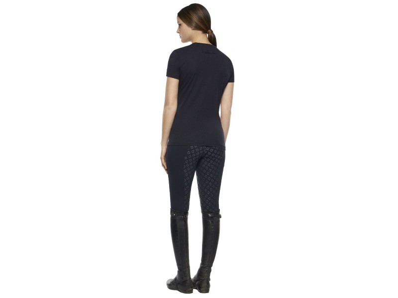 T-shirt da donna in cotone con mini CT