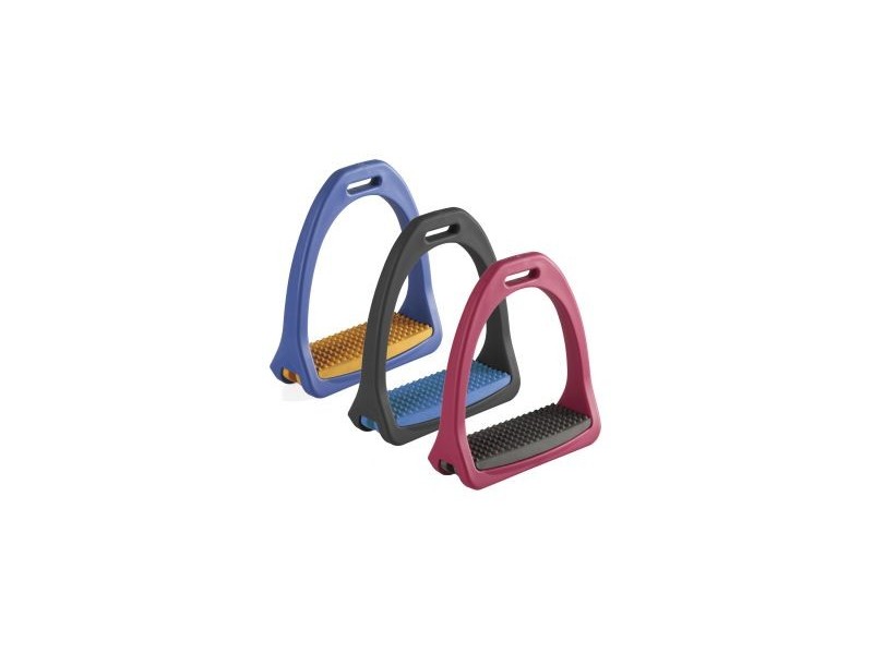 Staffe in plastica colorate