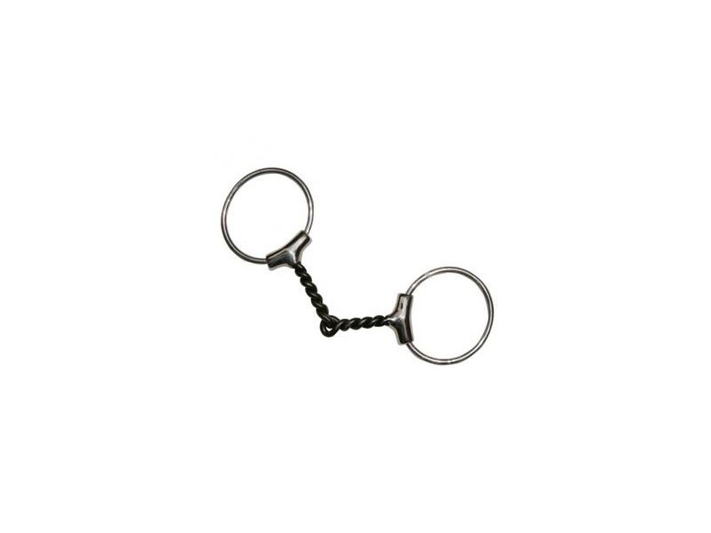 Filetto inox filo nero attorcigliato da mm. 10