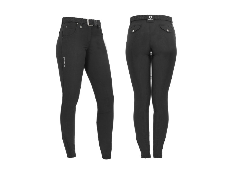PANTALONI DONNA EQUESTRO MODELLO RACE IN TESSUTO ELASTICIZZATO PANTALONI DONNA EQUESTRO MODELLO RACE IN TESSUTO ELASTICIZZATO