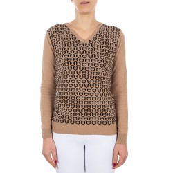 MAGLIONCINO DONNA CON SCOLLO A V MODELLO ADAM