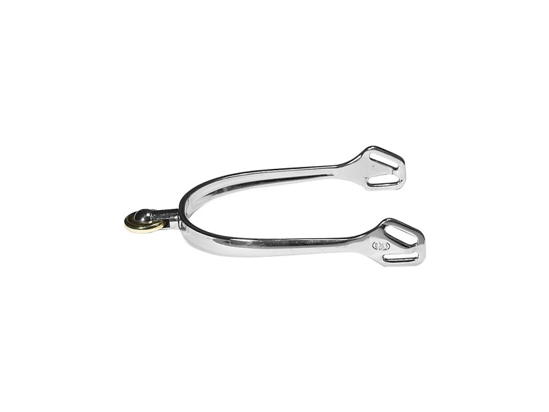 ULTRA FIT SPURS WITH BALKENHOL FASTENING - STAINLESS STEEL, 25 MM HORIZ.COMFORT ROLLER
