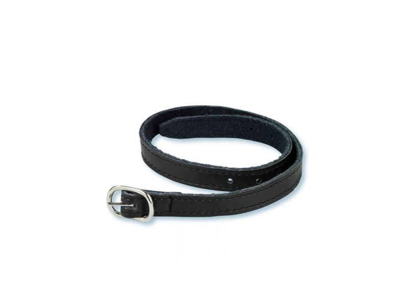 STUBBEN LEATHER SPURS STRAPS, 45 CM BLACK ( 1Pair )