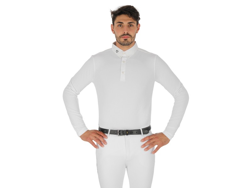 POLO UOMO EQUESTRO MODELLO NESTOR IN TESSUTO TECNICO