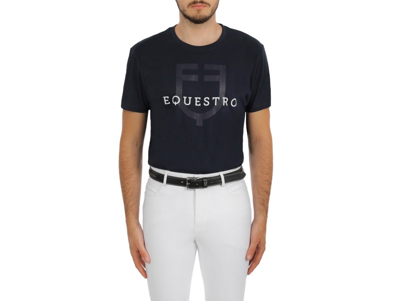 T-SHIRT UOMO LOGO FLOCKED