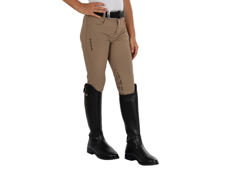 PANTALONI EQUESTRO MODELLO JUNIOR IN TESSUTO TECNICO TRASPIRANTE CON GRIP PANTALONI EQUESTRO MODELLO JUNIOR IN TESSUTO TECNICO TRASPIRANTE CON GRIP