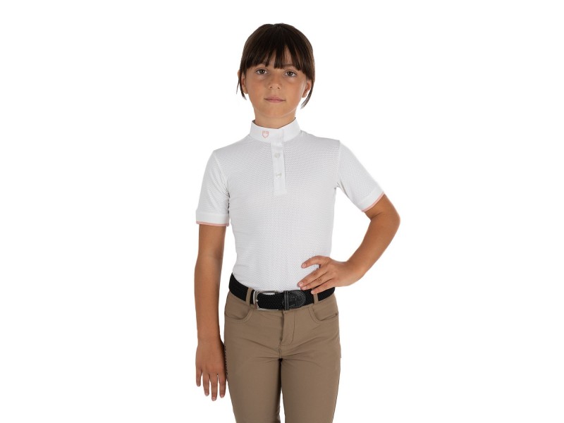 POLO BAMBINA EQUESTRO MODELLO CLARA IN TESSUTO TECNICO POLO BAMBINA EQUESTRO MODELLO CLARA IN TESSUTO TECNICO