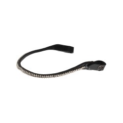 FRONTALINO ACAVALLO CON CRISTALLI OVALI