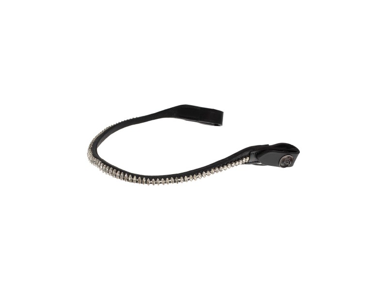 FRONTALINO ACAVALLO CON CRISTALLI OVALI