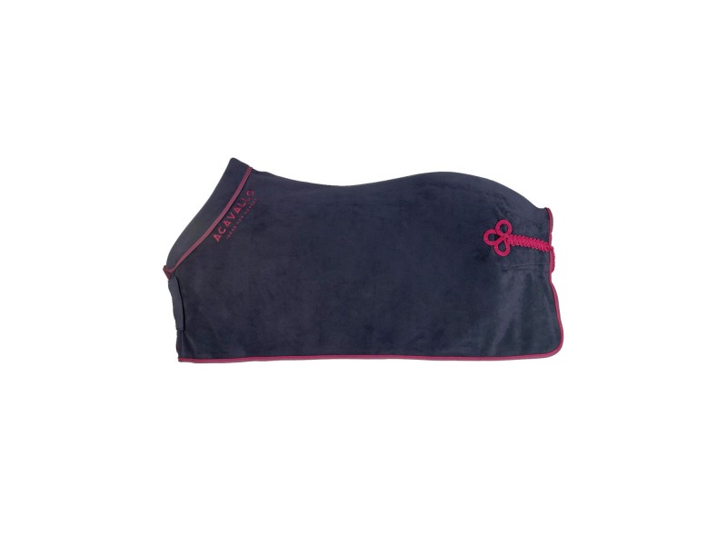 COPERTA ACAVALLO DA BOX IN PILE CON COLLETTO MORBIDO IMBOTTITO (800g)