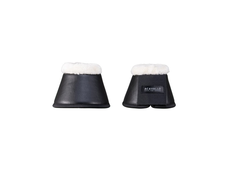 PARAGLOMI ACAVALLO IN ECO PELLE CON CHIUSURA IN VELCRO